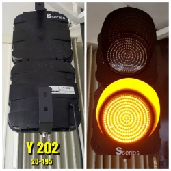 Lampu Traffic Light 2 Mata Model Baru Sseries 20cm